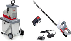 IKRA 81002880 Elektro Gartenhäcksler Walzenhäcksler ILH 3000 A, leise robust wartungsarm, Starke 3.000 Watt, Aststärke bis 44mm, 230 V