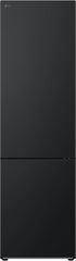 LG GBV22NCCEP Kühl-/Gefrierkombination – Smart Inverter Compressor, Total No Frost, Modern Flat Door Design, Matt Schwarz Metallic, Energieeffizienz A