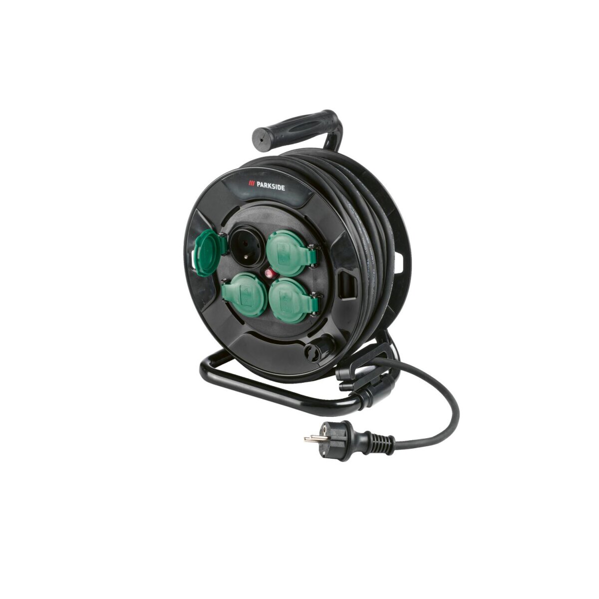 PARKSIDE® Kabeltrommel, mit 4 Steckern, IP44, 25 m - B-Ware sehr gut