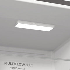 Gorenje N 619EAW4 Kühl-Gefrier-Kombination / LED Display / 186 cm / 300 l / NoFrostPLus / Gemüsefach mit Feuchteregler / FastFreeze / weiß