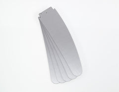 132 cm Deckenventilator Bendan 72220 mit Einzelleuchte und fünf Flügeln, Ausführung in seidenmattem Chrom mit Opalmilchglas