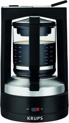 Krups KM4689 Filterkaffeemaschine T8 | 850 Watt | Automatische Abschaltung | 8-12 Tassen | Beleuchteter Ein-/ Ausschalter | Schwarz