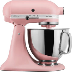 KitchenAid Küchenmaschine I Artisan I Kippbarem Food Processor I Teigknetmaschine mit 5 Zubehör | 2 Schüsseln aus Edelstahl | 4.8 L | Pistaccio