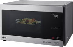 LG MS2595CIS Mikrowelle mit Smart Inverter Technologie, 25 Liter Kapazität, 1000 W, Automatikprogramme, einstellbare Leistungsstufen und EasyClean-Funktion, Silber