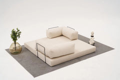 Comfort 3er Sofa - Sahne