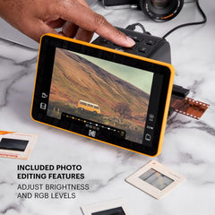 Kodak Slide N SCAN Scanner de Film numérique Max 7- Grand écran LCD 7 convertit Les négatifs Couleur en 22MP HD n & b JPEG, Schwarz, RODFS70