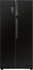 Bomann® Kühlschrank mit Gefrierfach | No-Frost Gefrierteil | 186cm Kühlschrank | 39dB | Kühl Gefrierkombination mit MultiAirflow | 320L | Kühl Gefrierkombination No-Frost | KG 7361 schwarz-inox