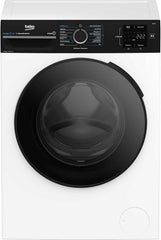 Beko WMC91464ST1 b300 Waschvollautomat, Waschmaschine, 9 kg, Bluetooth, ProSmart Inverter Motor, Dampffunktion, Pet Hair Removal, Watersafe+, Weiß