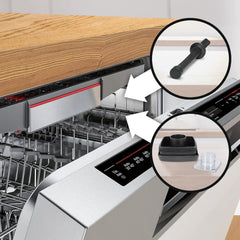 Bosch Standmixer VitaBoost MMBH6P6BDE, 6-Klingen-Edelstahlmesser, 2,5l Tritan-Mixbehlter, Stopfer, 6 Automatikprogramme, Rezeptbuch, BPA-frei, einfache Reinigung, 45,000 U/min, 1600 W, schwarz