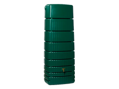 4rain Regentonne »SLIM«, 650 Liter Volumen, inklusive Auslaufhahn und Windsicherung