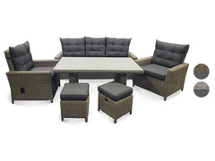 Alu-Luxus Dining-Set »Asti«, 6-teilig