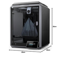 Creality K2 Plus Combo 3D-Drucker, 16-Farben Multimaterial-Druck, 350³mm XXL-Bauraum, Servo-Direktantrieb, Dual-KI-Kameras, Ultra-Leise