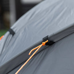 Outsunny Campingbett mit Zelt & Luftmatratze für 2 Personen, 200×146×159 cm, Grau