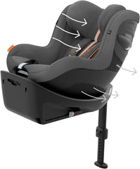 CYBEX Gold ISOFIX Basis, Base G, Für Babyschale Cloud G i-Size und Auto-Kindersitz Sirona G i-Size, Schwarz