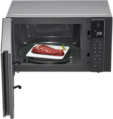 LG MS2595CIS Mikrowelle mit Smart Inverter Technologie, 25 Liter Kapazität, 1000 W, Automatikprogramme, einstellbare Leistungsstufen und EasyClean-Funktion, Silber