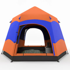 Outsunny Campingzelt Quick-Up 4-6 Personen doppelwandig Outdoor