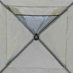 Outsunny Pavillon 3x3 m wasserdicht & faltbar