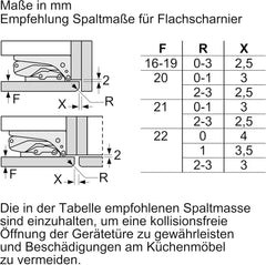 Bosch GIV11ADC0 Serie 6 Einbau-Gefrierschrank, 95 kWh, Jahr, 70 l, LowFrost, FreshSense, 72 x 56