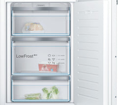 Bosch GIV11ADC0 Serie 6 Einbau-Gefrierschrank, 95 kWh, Jahr, 70 l, LowFrost, FreshSense, 72 x 56