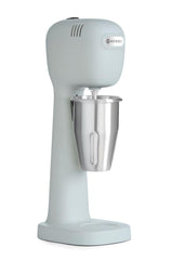 HENDI Milchshake Maker, Inkl. 2 Mixbechers (Edelstahl und Polykarbonat) und 4 austauschbaren Rührwerken, Drink mixer, Frappés, Getränkemixer, 230V/400W, 170x196x(H)490mm, Karamell
