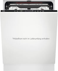 AEG Vollintegrierter Geschirrspüler 60cm, Spülmaschine Serie 7000: mit Glasschutz, Energieklasse A, Besteckschublade, personalisierte Zeit-Steuerung, leise 41dB, ComfortRails, Wasserstopp, FSE7676AP