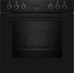 NEFF EDX442, Set bestehend aus E1ECD0AN0, N 30, Einbauherd mit CircoTherm, 60 x 60 cm, Edelstahl und M13R42N2, N 50, herdgesteuertes Elektrokochfeld, 60 cm, Schwarz, mit Rahmen aufliegend