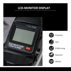 HOMCOM Mini Heimtrainer Fitnessbike LCD-Display verstellbarer Widerstand