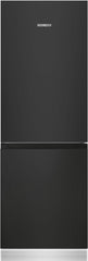 Heinrichs Fridge Freezer Combination 175 Litres, Cooling Volume 122 L, Freezer 53 L, LED Interior Lighting, Fridge Door Hinge, Changeable, Quiet 39 dB, Large Freezer Boxes, 7 Temperature Levels, inox