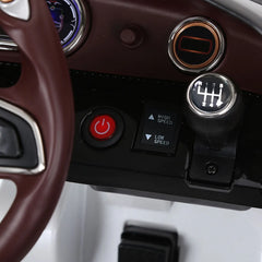 HOMCOM Kinder-Elektroauto Bentley GT lizenziert mit Fernbedienung Weiß