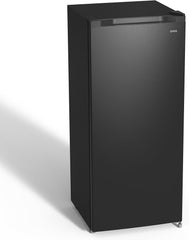 CHiQ FSD166NE4E Gefrierschrank 166 L, No Frost Technologie, Wechselbarer Türanschlag, Schwarzer Edelstahl, 144cm Höhe