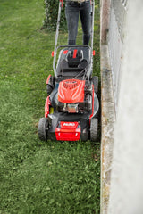 AL-KO Benzin-Rasenmäher Comfort 46.0 SP-A Plus (46 cm Schnittbreite, 2.1 kW Motorleistung, Robustes Stahlblechgehäuse, Hinterradantrieb, Mulchfunktion, Seitenauswurf, für Rasenflächen bis 1400 m²)