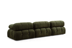 Bubble Green L1 Ecksofa - Grün