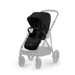 CYBEX Gold Sitzeinheit für Kinderwagen GAZELLE S und e-GAZELLE S, Ab Geburt bis ca. 4 Jahre, Moon Black