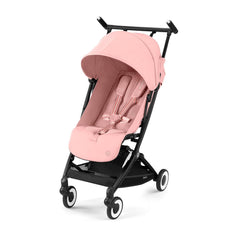 CYBEX Gold Kinderwagen Libelle mit One-Pull Harness, Von ca. 6 Monaten bis ca. 4 Jahre (max. 22 kg), Ultraleicht (nur 6 kg), Almond Beige (Beige mit taupefarbenem Rahmen)