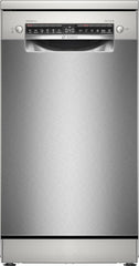 Bosch SPV2IKX10E Serie 2 Smarter Geschirrspüler vollintegriert, 45 cm breit, Besteckkorb, Extra Trocknen auf Knopfdruck, InfoLight roter Lichtpunkt am Boden, AquaStop Schutz gegen Wasserschäden, Weiß