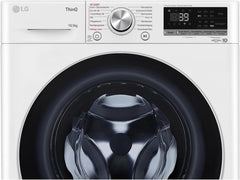LG F4WV7080, Klasse A, Frontlader-Waschmaschine 8 kg, 1400 U/Min, AI Direct Drive, Wi-Fi, Tiefenreinigung mit Dampf, Große Kapazität, TRIPLE A, Außentür aus Sicherheitsglas, 62 x 60 x 85 cm ꟷ Weiß