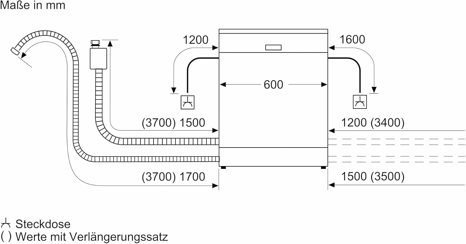 NEFF S157YCX03E, N 70, Smarter Geschirrspüler Vollintegriert, 60 cm, Besteckschublade, Made in Germany, Zeolith-Trocknung, besonders leise Spülmaschine, höhenverstellbarer Oberkorb, starker Sprühdruck