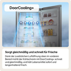 LG GSGV81PYLL Side by Side Kühlschrank, Klasse E, 635 L, Instaview, Kühlschrank mit Gefrierfach, Eis-, Crushed Ice- Wasserspender, Total NoFrost, Smart Inverter Kompressor, Wi-Fi