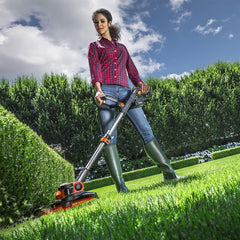 WORX WG743E Akku-Rasenmäher 40V – Profi Rasenmäher mit Mulchfunktion & PowerShare Akku – Rasenmähen ohne Kabel – Ideal für Gärten bis zu 500m²