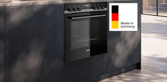 Siemens EQ522IA01, Einbauherd-Set, Bestehend aus HE517GBS4 Herd, 60 x 60 cm, 3D Heißluft, Selbstreinigung, Clip Auszug & EI645CFB6E Induktionskochfeld, Bräterzone, powerBoost, Edelstahl Rahmen