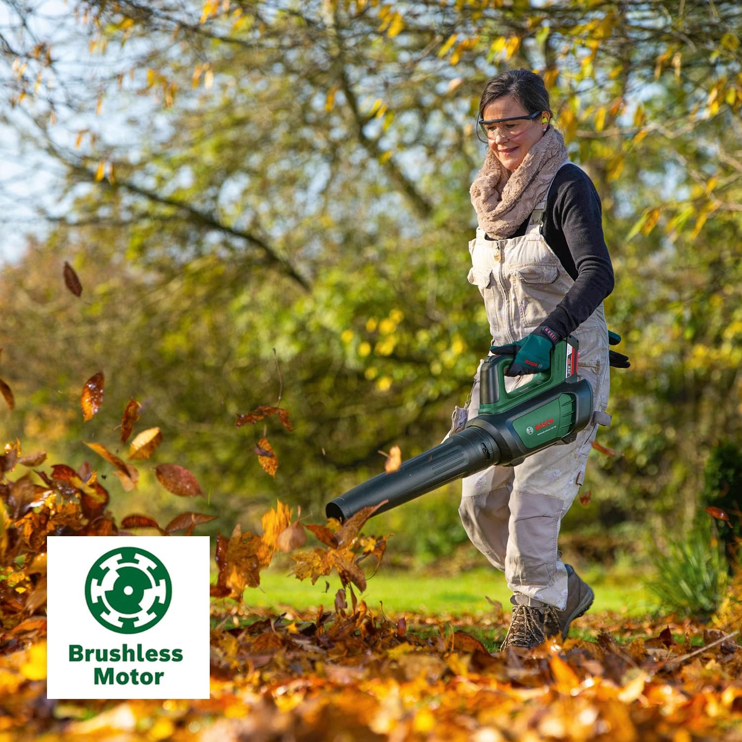 Bosch Akku-Laubbläser AdvancedLeafBlower 36V-750 (1x 2.0 Ah Akku, 36 Volt System, zum Entfernen hartnäckiger Blätter auf großen Flächen, geringes Gewicht: 2,8 kg, im Karton)