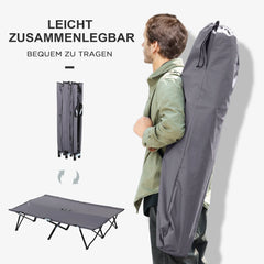 Outsunny Campingbett klappbar für 2 Personen erhöht faltbar
