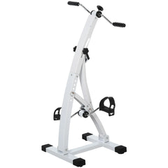 HOMCOM Bewegungstrainer Heimtrainer für Senioren LCD-Display Weiß