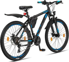 Licorne Bike Effect Premium Mountainbike Aluminium Discbremse Jungen Mädchen 21 Gang