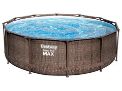 »Steel Pro Max™ DELUXE SERIES™« Framepool-Set, mit Filterpumpe und Leiter