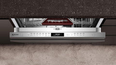 NEFF S157YCX03E, N 70, Smarter Geschirrspüler Vollintegriert, 60 cm, Besteckschublade, Made in Germany, Zeolith-Trocknung, besonders leise Spülmaschine, höhenverstellbarer Oberkorb, starker Sprühdruck
