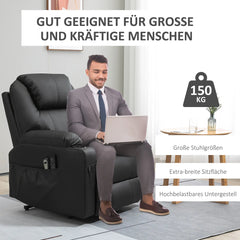 HOMCOM Aufstehsessel elektrisch Massage Liegefunktion