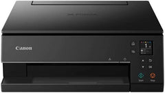 Canon PIXMA TS6350a Drucker Farbtintenstrahl Multifunktionsgerät DIN A4 (Fotodrucker, Scanner, Kopierer, OLED, 4.800x1.200 dpi, USB, WLAN, 5 separate Tinten, Duplexdruck, 2 Papierzuführungen), schwarz