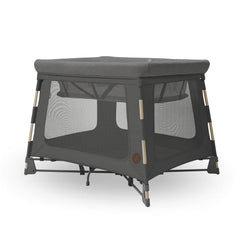 Maxi-Cosi Swift 3-in-1 Reisebett Baby, Babywiege, 0–3,5 Jahre, bis zu 15 kg, Reisebett höhenverstellbar, 2-in-1-Matratze, ultraleicht, in 1 Sekunde klappbar, Reisetasche, Eco Care, Beyond Grey