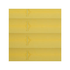 Lichtblick Klemmfix Plissee, stufenloses Einstellen, blickdicht, Montage ohne Bohren, 130 cm, 100 cm, Gelb - B-Ware neuwertig